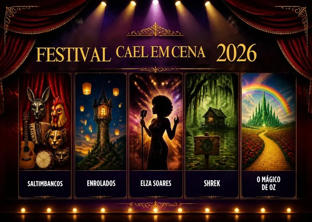 Sala Palma de Ouro recebe Festival CAEL em Cena
