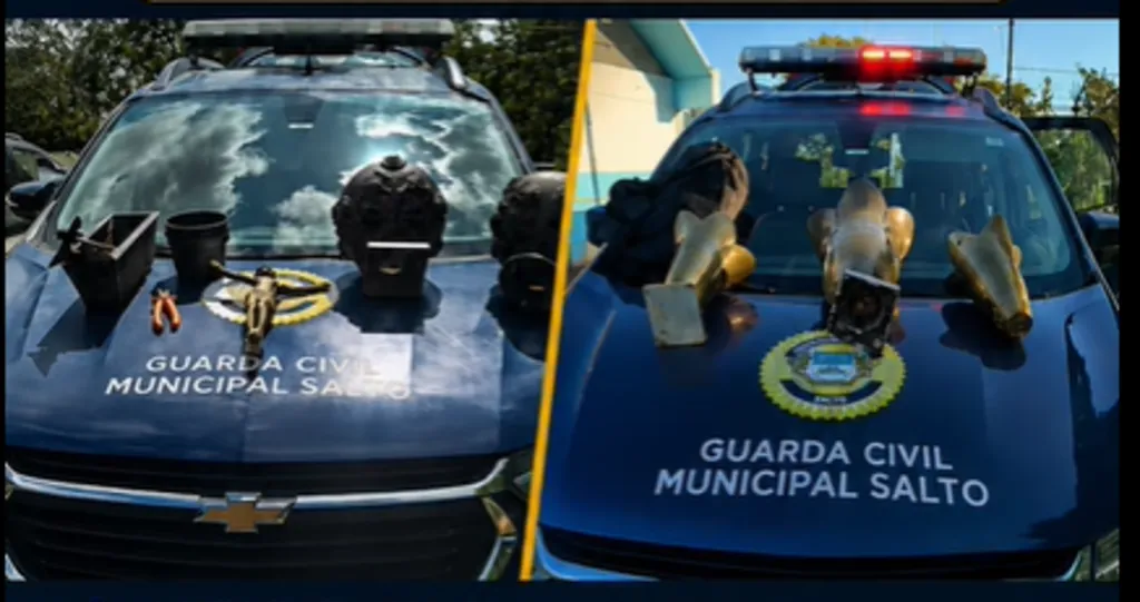 Dupla é presa após furtar objetos de túmulos no Cemitério