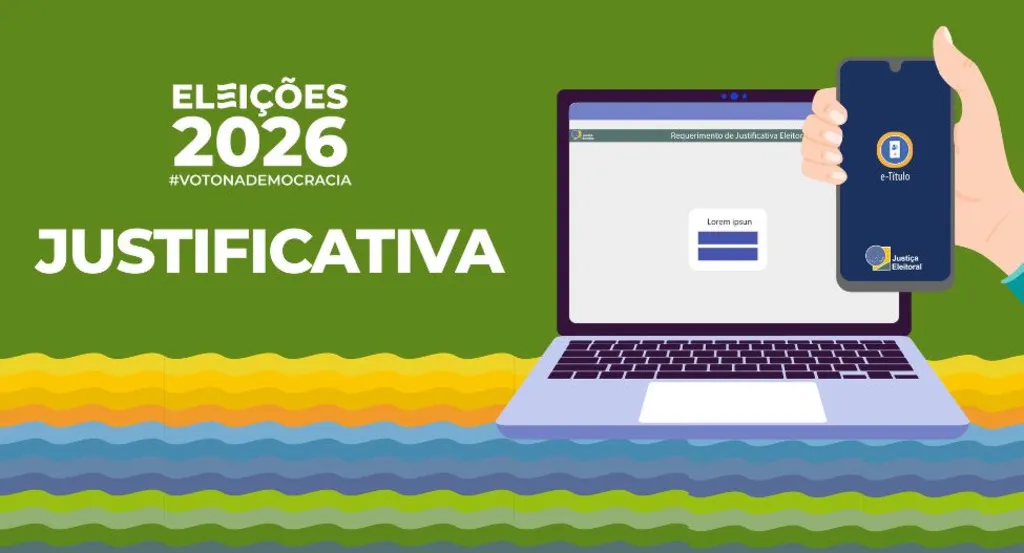 Eleições 2026: saiba como justificar o voto pelo celular no 1º turno