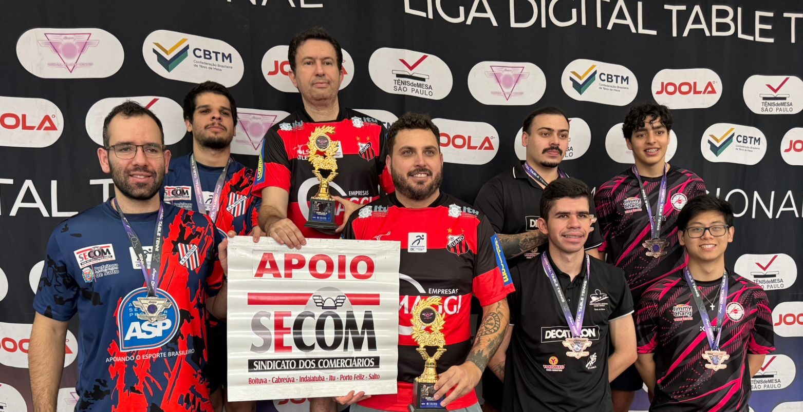 Salto conquista duas medalhas na 6ª Etapa da Liga Digital Table Tênis