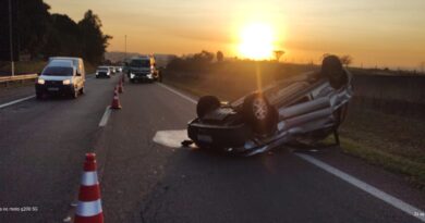 Salto registra dois acidentes na SP-75