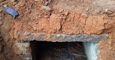 Prefeitura encontra sistema histórico de drenagem durante obras do Convívio Tavares